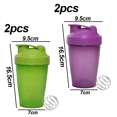 thumbnail image 2 of Bouteille Shaker / Gobelet Shaker à Protéines avec Billes Fouet en Fil, 2 of 5