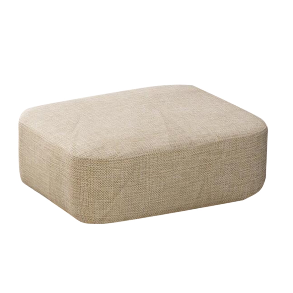 Bar Stool slip Square Seat Cover, 13 Colors, 2 Sizes Beige35x30x13cm