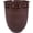 Rosewood, variant on Robert Allen MPT01827 Stockbridge Venti Ironstone Metal Planter Flower Pot, 15", Dimple Finish, Latte Color