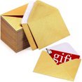 thumbnail image 1 of Sobres Dorados para Tarjetas, Sobres de Papel de Fácil Sellado, para Tarjetas de Visita, Tarjetas de Regalo, Invitaciones, Notas de Negocios, Boda, 1 of 4