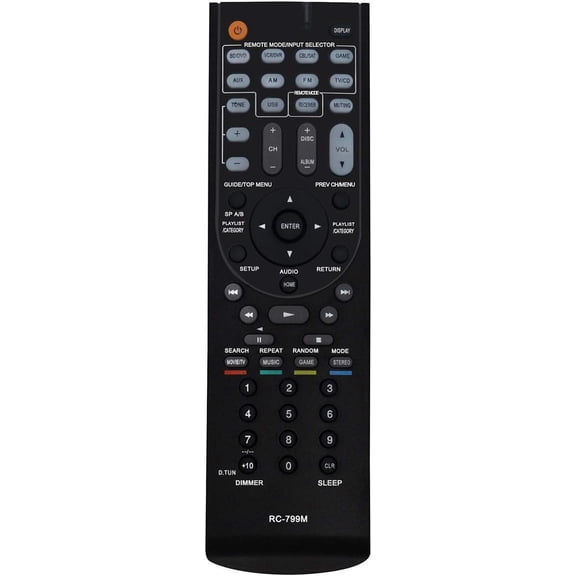 RC-799M Replaced Remote fit for Onkyo AV Receiver HTR548 HTRC330 HT-RC430 HTRC4