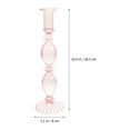 thumbnail image 2 of Tineasur Elegant Clear Glass Candlestick Holder, Single Decorative Candle Holder for Home Decor and Table Centerpiece, 2 of 6