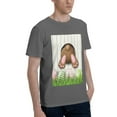 thumbnail image 2 of Bingfone Brown Bunny Men'S Loose Fit Short-Sleeve Pocket T-Shirt, 2 of 7