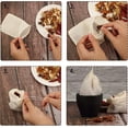 thumbnail image 3 of 50 bolsas de gasa para colar bolsas de té vacías reutilizables bolsas de sopa bolsas de especias para cocinar bolsas de café frías bolsas de colador de muselina, color beige (4 x 3 pulgadas), 3 of 5