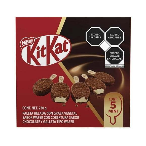 Paleta helada Kit Kat 5 pzas 46 g c/u