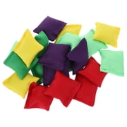 80-Pack Colorful Mini Bean Bags for Tossing Game, Small 2'' Nylon Bags Bulk Set for Sack Toss and Outdoor Fun