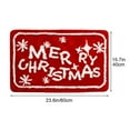 thumbnail image 5 of Tikeitoo Christmas Mat Savings, Front Door Mat Indoor Entrance Welcome Door Mat Indoor Outdoor, Non Slip Entry Mat, Indoor Outdoor Door Mats, Fade Resistant, Low Profile Doormat for Entryway, 5 of 6