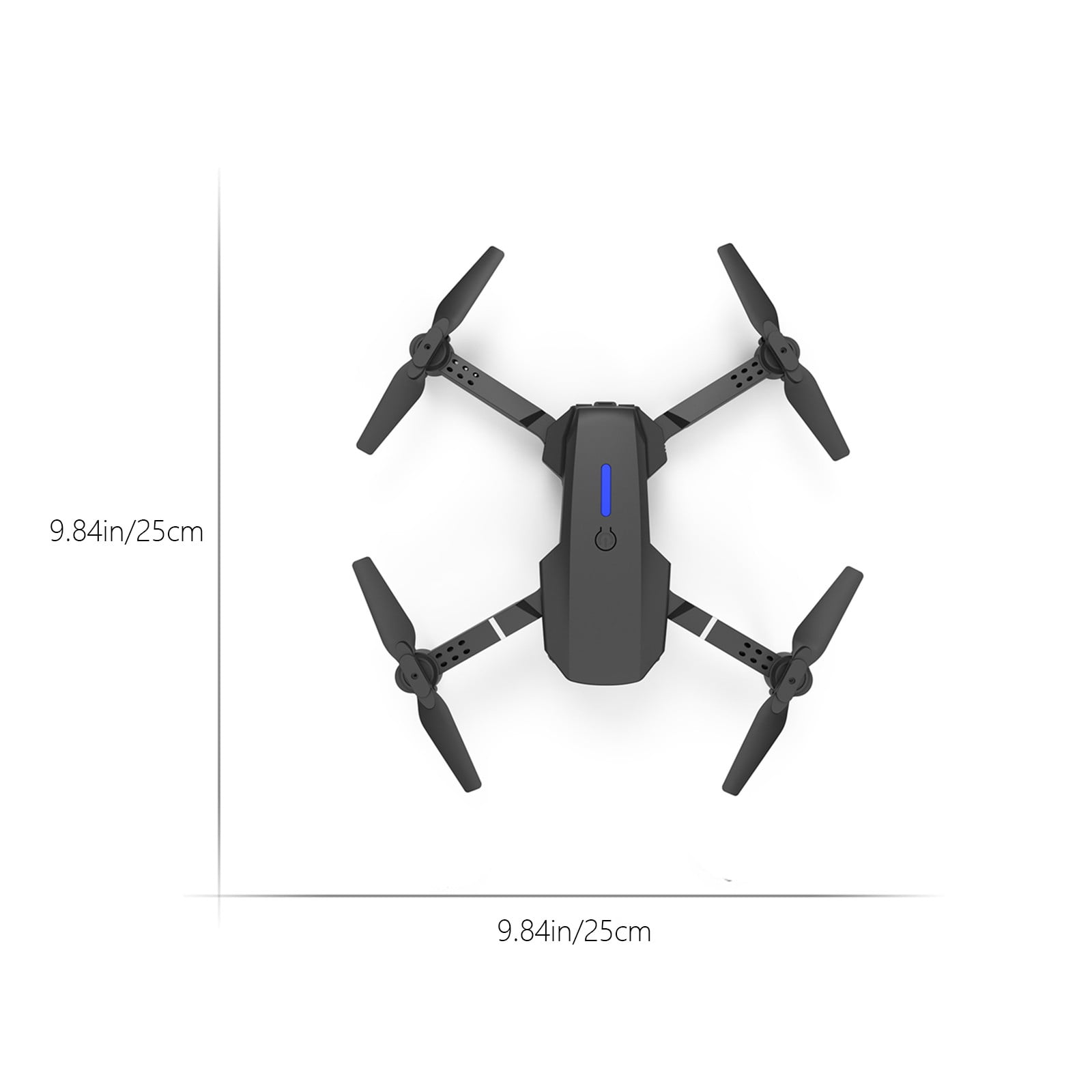 Gnmfd Folding Drone with OpticalFlow Positioning, Altitude Hold, Gesture Control, 360° Flip, Headless Mode, RC Quadcopter, Spare Blades & Storage Bag, Foldable Mini Drone for Travel & Beginners