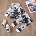 thumbnail image 3 of LSLJS Mode Sweat-Shirt à Manches Longues Tie-Dye Hooded pour Enfants, Baby Tops, 3 of 8