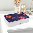 thumbnail image 6 of Hearts Battle Elegant PU Leather Jewelry Box with Removable Compartment, Portable Earring Organizer, Necklace Organizer, and Decorative Box, 6 of 6
