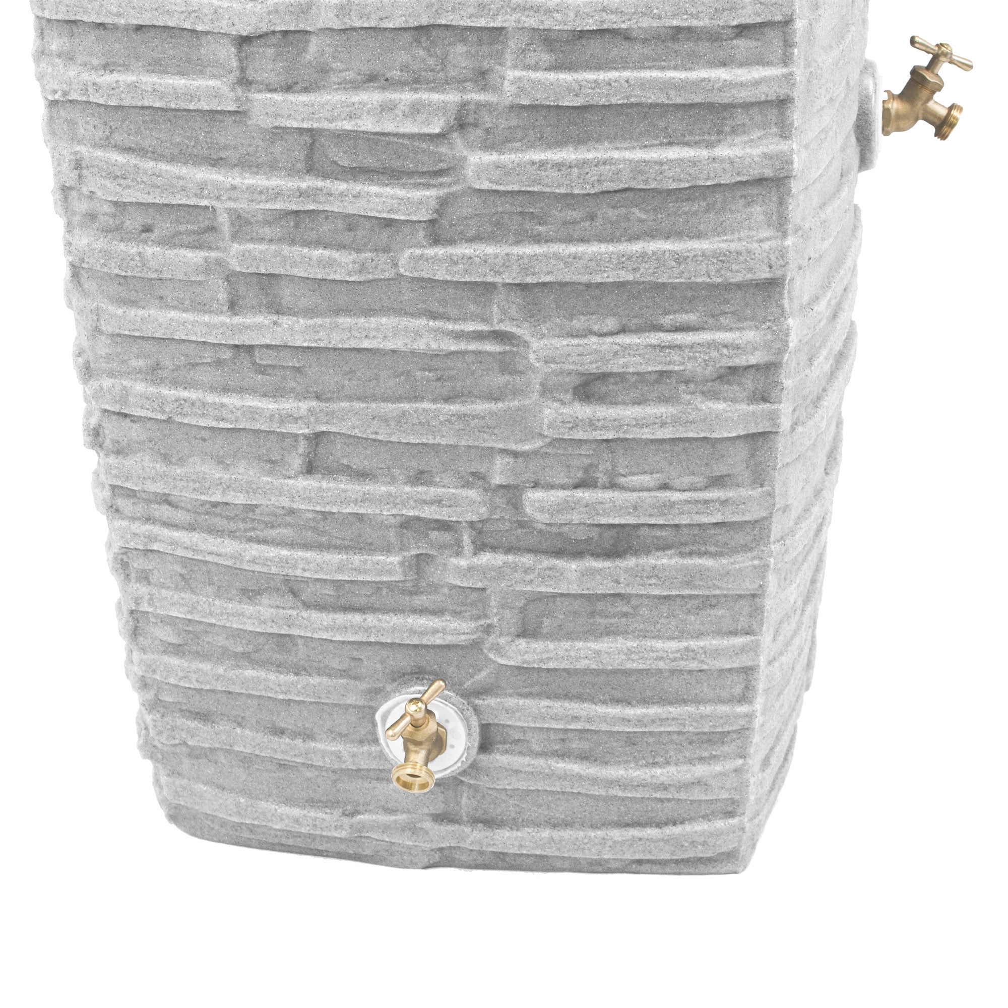 Good Ideas Impressions Riverwalk 50 Gal Rain Saver, Light Granite (2 Pack)