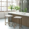 thumbnail image 5 of Gracie Mills Kenton Backless Upholstered 26" Counter Stool - GRACE-14951, 5 of 5