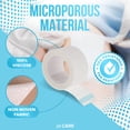 thumbnail image 3 of JJ CARE Micropore Tape [Pack of 14], 1” x 10 Yards, Breathable Paper Tape Medical Use, Latex-Free Paper Surgical Tape, Individually Boxed Paper Bandage Tape Rolls, 3 of 8