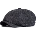 thumbnail image 4 of CoCopeaunts Spring Autumn Newsboy Caps for Men Fashion Octagonal Hat Flat Cap Women British Style Berets Vintage Painter Hat, 4 of 8