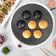 thumbnail image 5 of MasterChef Electric Ebelskiver Maker Delicioso Takoyaki japonés casero, agujeros para rosquillas, bolas de pulpo, Aebleskivers, danés, antiadherente fácil de limpiar, divertido regalo de día festivo, 5 of 5