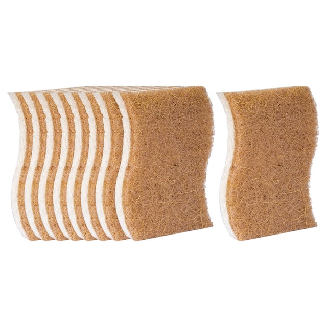Aceite Exfoliante De Algodón De Pulpa De Madera De 9 Piezas Para Lavar Platos En El Ba?o Del Hogar Sunnimix Fregador de cocina