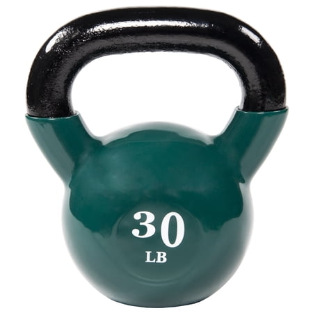 BalanceFrom All-Purpose Color Vinyl Coated Kettlebells  30 lbs