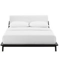 thumbnail image 5 of Modway Luella Queen Upholstered Fabric Platform Bed in Cappuccino White, 5 of 6
