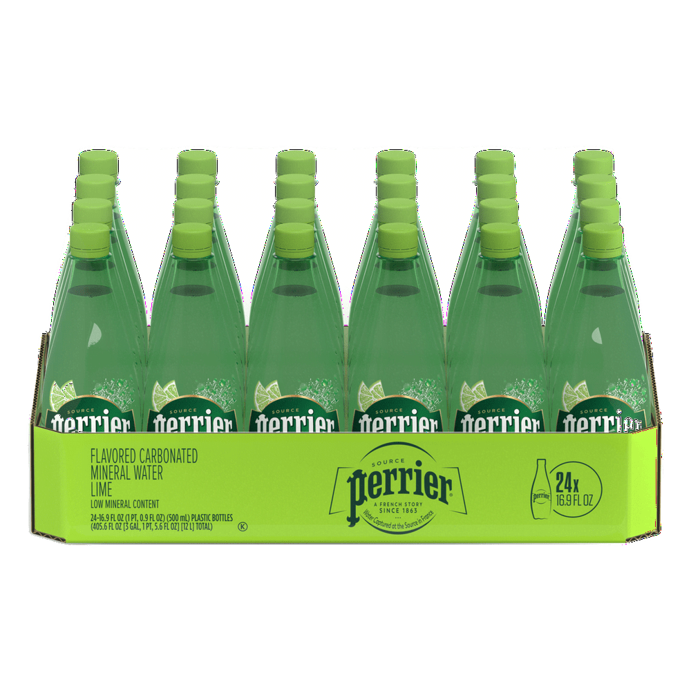 PERRIER Lime Flavored Carbonated Mineral Water