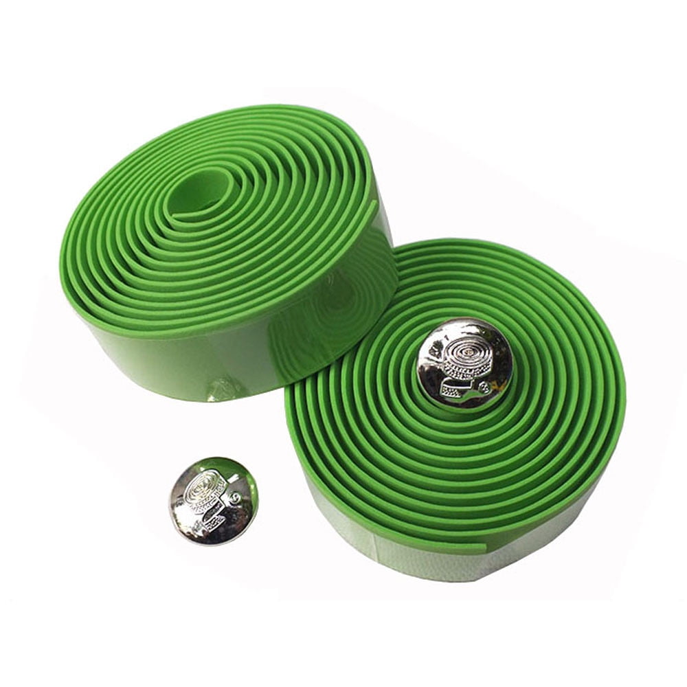 Cycling Handle Belt Bike Road Bicycle Cork Handlebar Rubber Tape Wrap+2 Bar Plug