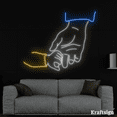 thumbnail image 4 of Craftnamesign Father Hold Hand Son Neon Sign, Father Day's Decor, Dad Gift, 4 of 4