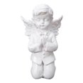 thumbnail image 3 of Resin White Angel Statue Desktop Decor Collection wings statue Window Props Christmas prayer boy, 3 of 9