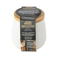 thumbnail image 4 of Thyme & Table, Small Ceramic Ribbed Kitchen Organization Canister with Bamboo Lid, White, 4 of 5