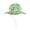 Green, variant on Summer Hats For Kids Colorful Fruit Print Sun Protection Hat Fisherman Hat With Hat Rope
