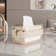 thumbnail image 4 of Kezqiaxn Facial Tissue Box Cover Clearance Cellphone Paper Tissue Organizer Boxes for Kitchen Bathroom Vanity Countertops Bedroom Dressers and Tables Gift White, 4 of 8