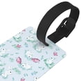 thumbnail image 3 of Sikiie Rabbit And Butterfly Luggage Tags Privacy Cover ID Label Suitcase Tags Identifiers For School Bags,Suitcases, 3 of 7