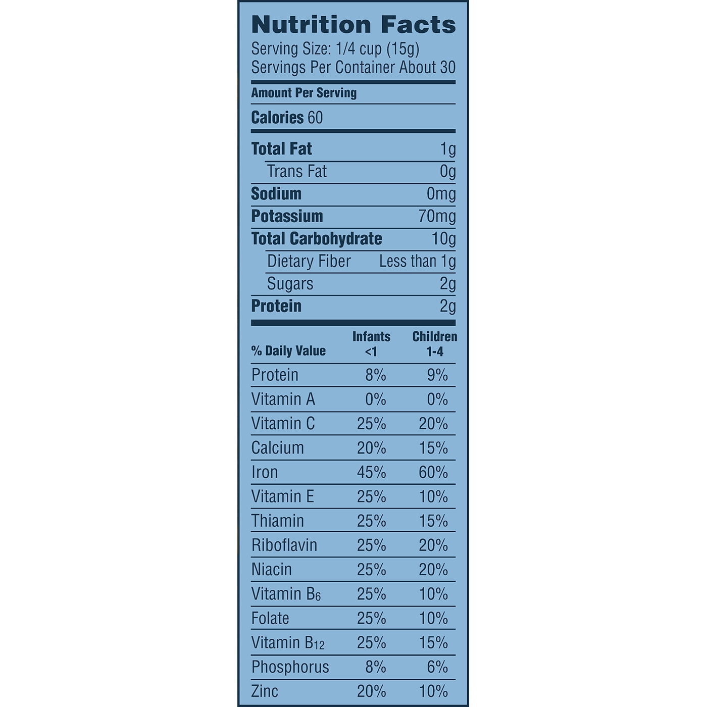 (6 pack) Gerber Stage 1 Baby Food, Baby Oatmeal Cereal, 8g Whole Grains, Infant Cereal 1 lb.