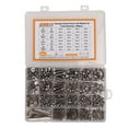 thumbnail image 1 of Surtido de tornillos Jadeshay 884 piezas de cabeza redonda Tuerca Arandela Acero inoxidable 304 Plata, 1 of 8