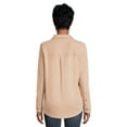 thumbnail image 3 of Time and Tru Women's Cozy Button Front, 3 of 5
