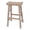 Beige, variant on Sunny Designs Marina 30" Mahogany Wood Saddle Seat Stool in Ocean Blue -Set of 2