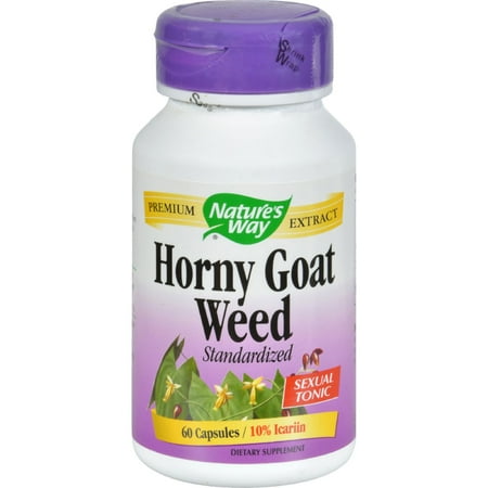 Nature's Way Horny Goat Weed Standardized Capsule, 60 Count