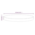 thumbnail image 4 of vidaXL Table Top Ø30x2.5 cm Solid Wood Pine, 4 of 4