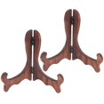 thumbnail image 1 of LEEYNEER 2 Pcs Support d'Exposition pour Assiettes Support de Chevalet pour Vaisselle Support d'Exposition de Bureau Chevalets en Bois, 1 of 8