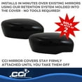 thumbnail image 4 of Coast2Coast MC67554RBK Replacement Mirror Covers for 2022-2024 Frontier MC, 4 of 6