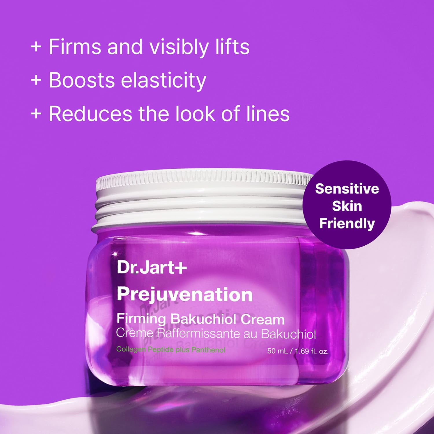 Dr.Jart+ Prejuvenation Firming Bakuchiol Cream - 1.69fl oz 50ml Korean Anti Aging Face Cream