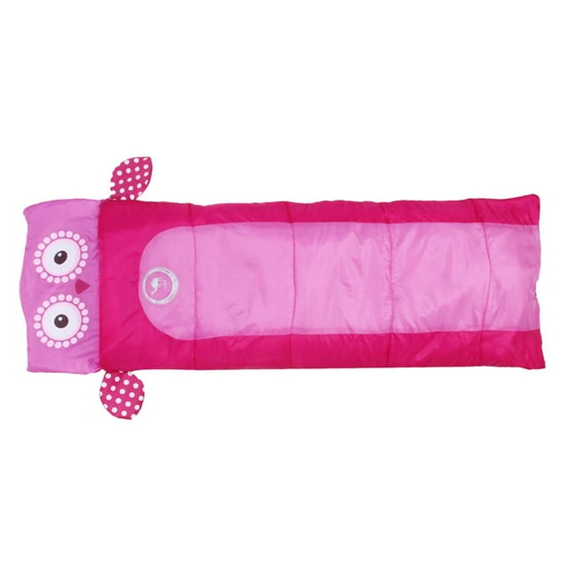 Sac de Couchage Pliant pour Enfants d'Extérieur pour l'Automne et l'Hiver, Mignons Sacs de Couchage Tapis de Jeu Coussinets pour Enfants, Usage Extérieur Intérieur Rose