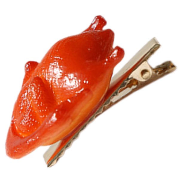 TABLETREANDS Accesorio De Creativo De Pato Asado En Color Rojo Para Peinados Variados