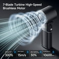 thumbnail image 4 of Turboventilador portátil SP Space Player con refrigeración por hielo, 9000 mAh, negro, 4 of 7