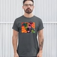 thumbnail image 3 of Tee Hunt Colorful Pitbull T-Shirt Andy Maxx Dog Lover Pet Owner Adopt Men's Tee, Charcoal, X-Large, 3 of 5