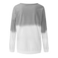 thumbnail image 4 of Ichuanyi Womens Sweatshirts Winter Fall Women Plus Size Tie-Dye Printed Gradient Pullover Long Sleeve Sweatshirt Top, 4 of 7