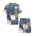 thumbnail image 6 of Pajamas for Men Halloween Pumpkins Print Mens Pajama Set Short Sleeve Crewneck & Pajama Shorts, 6 of 7