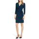 thumbnail image 2 of Vestido cruzado Anne Klein azul grande Envolver, 2 of 2