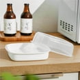 thumbnail image 3 of Bewildely Vaporizador de microondas Calor uniformemente Utensilios de cocina Vaporizadores A prueba de calor Tapa transparente apilable Utensilios de cocina, 3 of 6