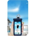 thumbnail image 4 of Waterproof Phone Pouch with Finger Strap, Waterproof Phone Case Compatible with iPhone 16 15 14 13 Pro Max,S24 S23 Ultra, IPX8 Cellphone Dry Bag for Beach Cruise Ship Essentials and up to 7.5", 4 of 7