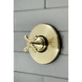 thumbnail image 2 of Kingston Brass KB3007BX Single-Handle Volume Control in Brushed Brass, 2 of 5