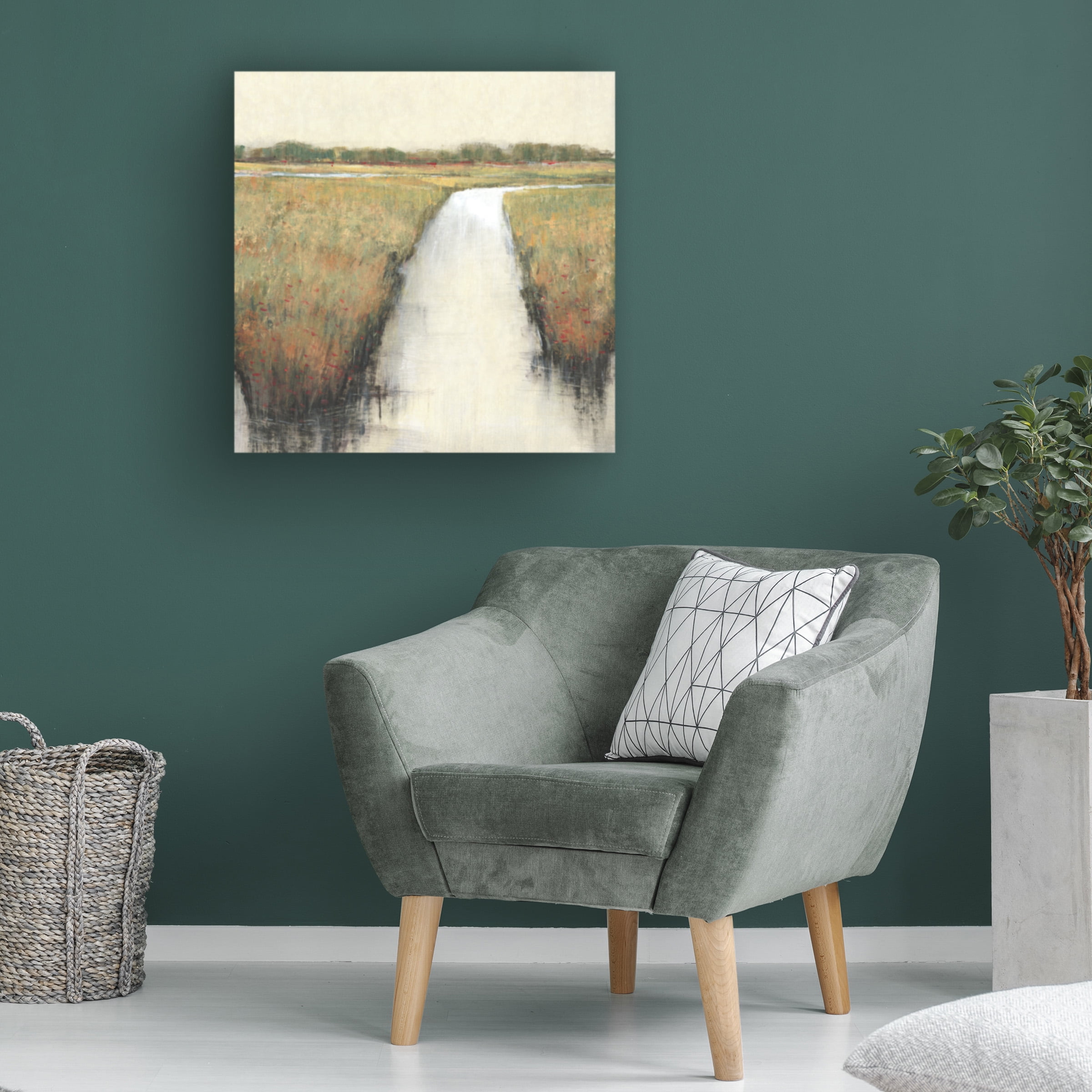 Tim OToole 'Lowland I' Canvas Art